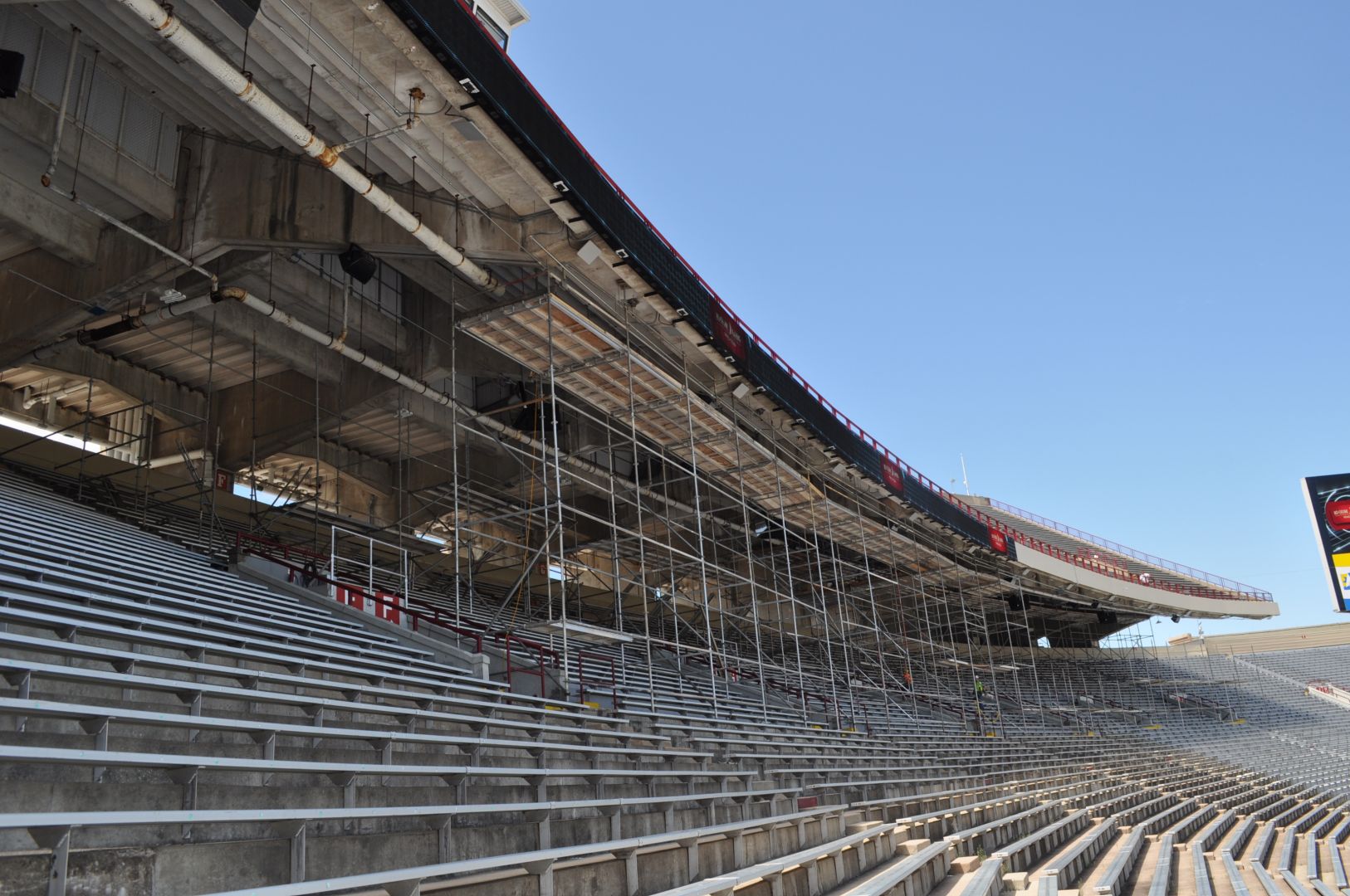 Camp Randall storm drain pipe